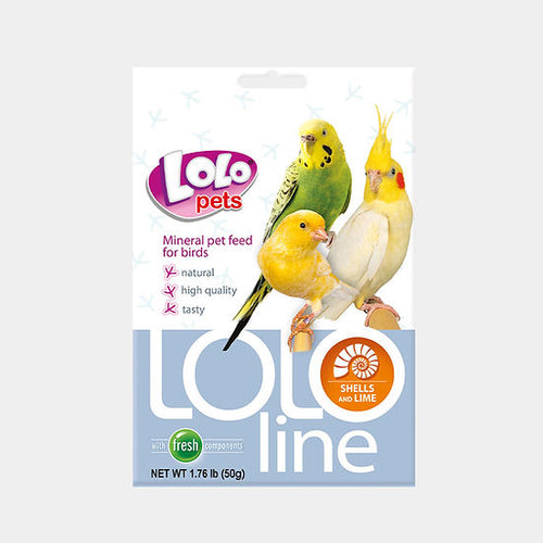 Lolo Pets Calcium - Mинерална добавка за птици с калций 50 гр