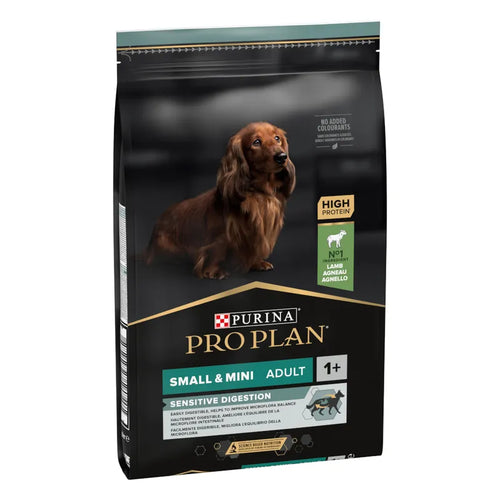 Purina Pro Plan Adult Small Breeds Sensitive Digestion with Lamb - Пълноценна храна за кучета от дребни породи с чувствителен стомах с агнешко 7 кг