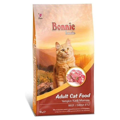 BONNIE Adult Cat with Beef -Суха храна за котки с вкус на телешко 10кг