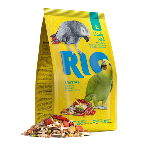 RIO Daily feed for parrots - Пълноценна ежедневна храна за големи папагали 1 кг