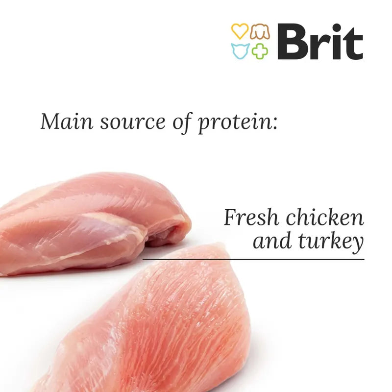 Brit Care Grain-Free Kitten - Пълноценна храна за подрастващи котки с пилешко и пуешко 7 кг