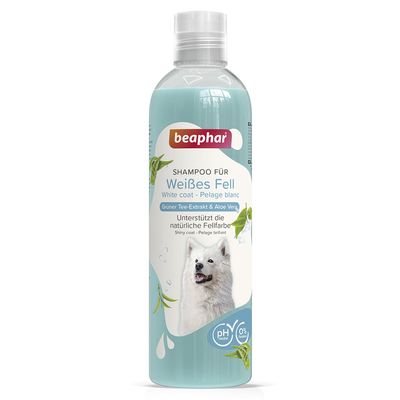 Beaphar White Coat Shampoo – Шампоан за кучета с бяла и светла козина 250 мл