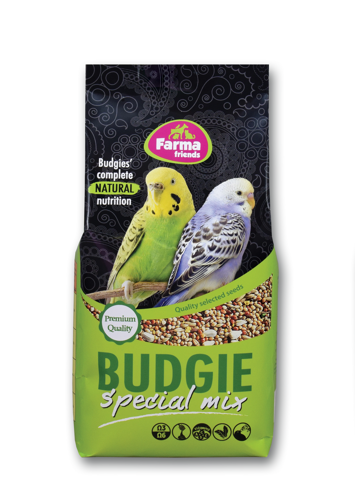 Farma Budgie - Храна за вълнисти папагали 20 кг