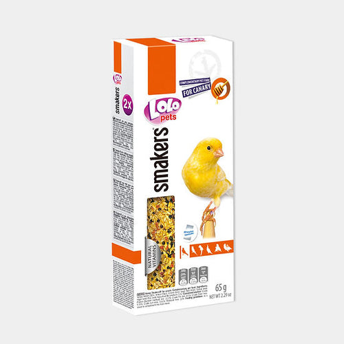 Lolo Pets Smakers for Canary - Крекери с различни вкусове за канари 2бр/65гр