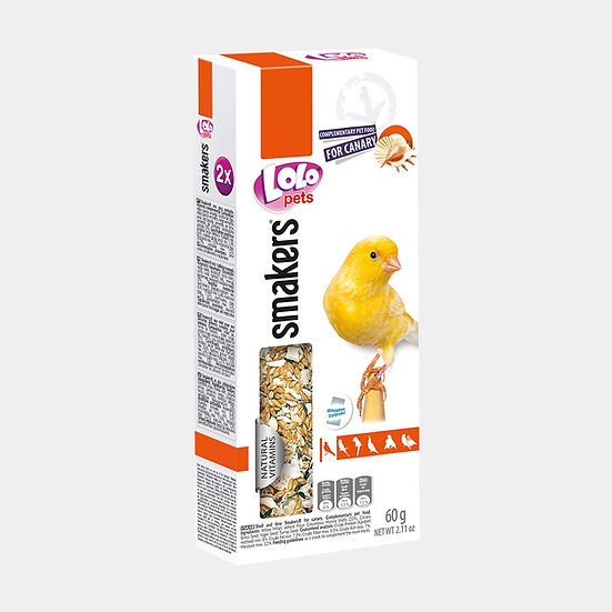Lolo Pets Smakers for Canary - Крекери с различни вкусове за канари 2бр/65гр