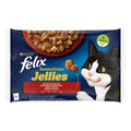 Felix Sensations Jellies Mix - Паучове за котки микс в желе 4x85 гр