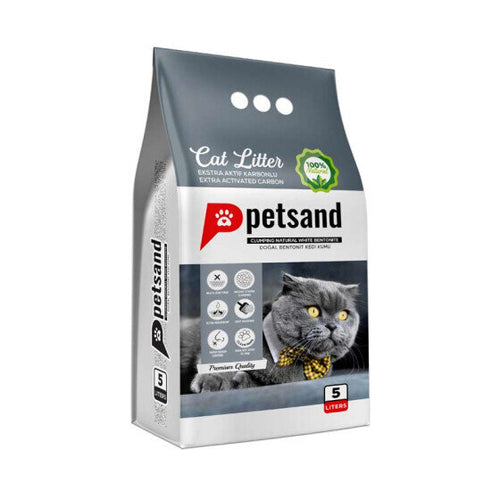PetSand Extra Activated Carbon Premium Котeшка Тоалетна 5л
