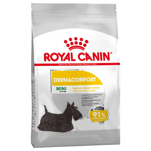 Royal Canin Mini Dermacomfort - Пълноценна храна за кучета от дребни породи с грижа за кожата и козината 8 кг