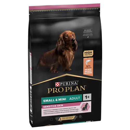 Purina Pro Plan Adult Small Breeds Sensitive Skin with Salmon - Пълноценна храна за кучета от дребни породи с чувствителна кожа със сьомга 7 кг