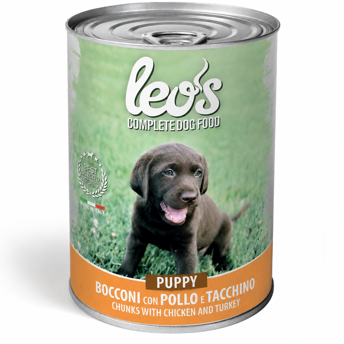 Leo's Puppy with Chicken - Хапки в сос за подрастващи кучета с пилешко 415 гр