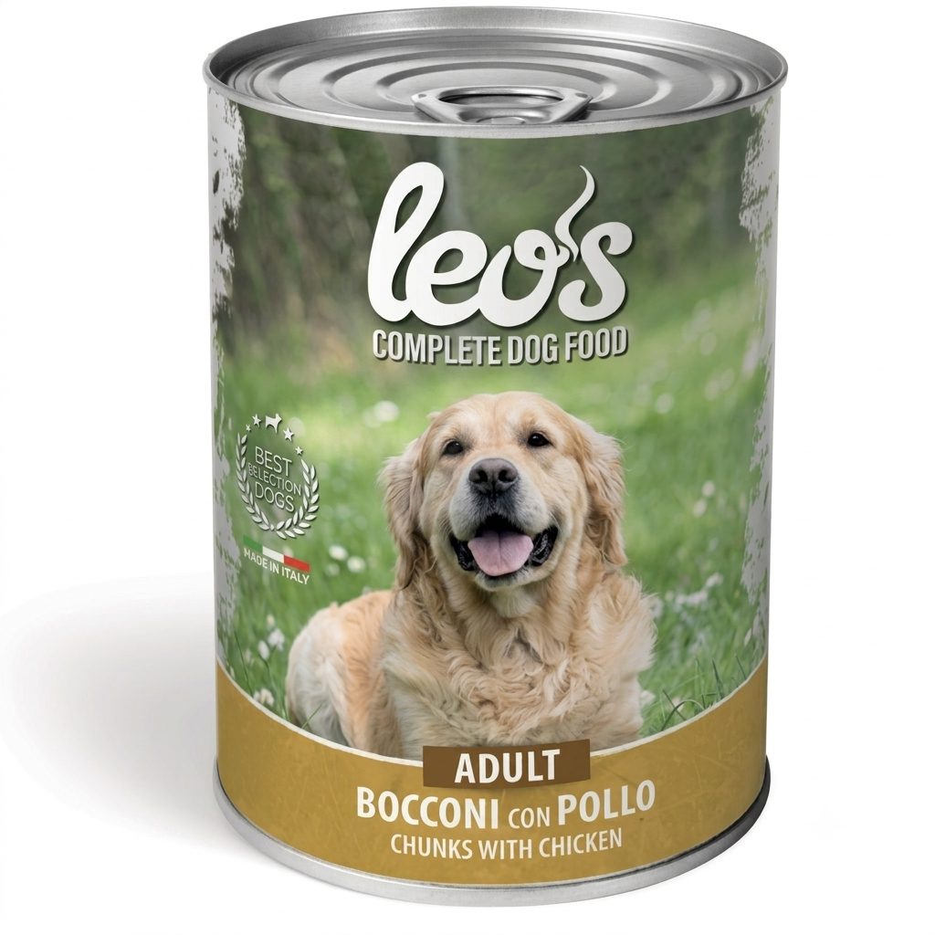 Leo's Adult with Chicken - Хапки в сос за израснали кучета с пилешко 415 гр