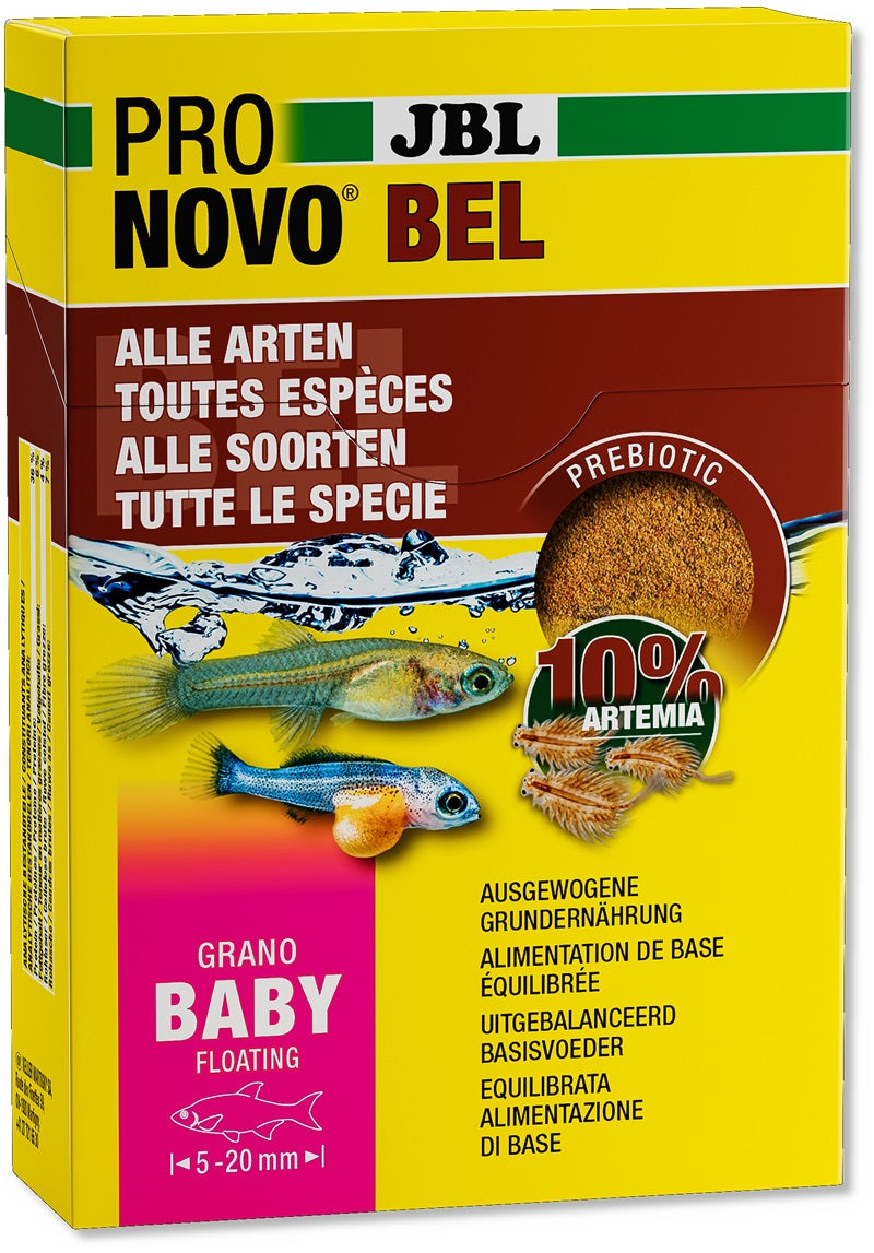 JBL PRONOVO BEL GRANO BABY 3 x 10ml -Комп. за отглеждане на малки живородни аквариумни рибки -гранула