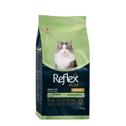 Reflex Plus Urinary with Chicken - Пълноценна храна за котки с пилешко и с грижа за уринарния тракт 15 кг