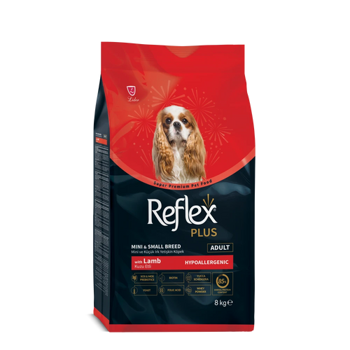 Reflex Plus Adult Small Breeds with Lamb - Пълноценна храна за кучета от дребни породи с агнешко 8 кг