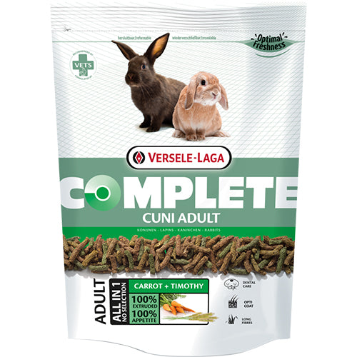 Complete Cuni Adult – Пълноценна екструдирана храна за зайци 0.5 кг