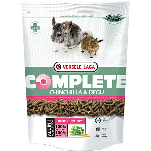 Complete Chinchilla & Degu – Пълноценна екструдирана храна за чинчили и дегу 0.5 кг