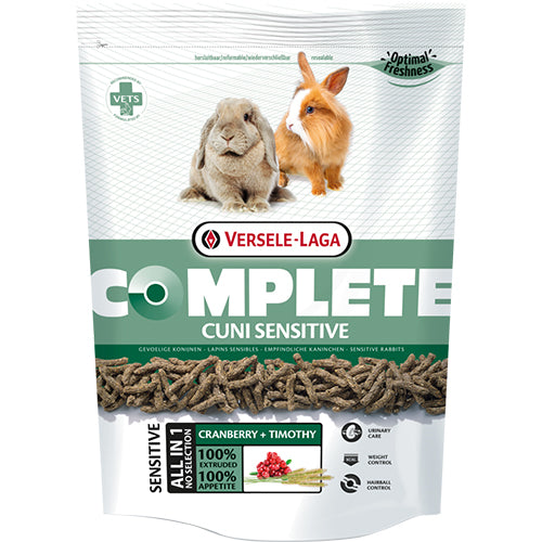 Complete Cuni Sensitive – Пълноценна екструдирана храна за чувствителни или капризни зайци