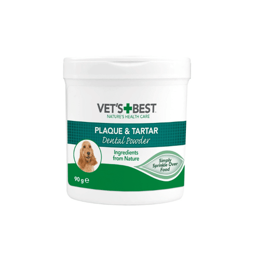 Vet's Best Plaque&Tartar Dental Powder – Дентална пудра за кучета 90 г