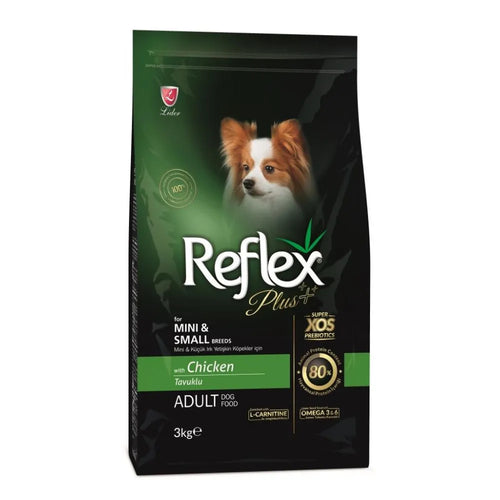 Reflex Plus Adult Small Breeds with Chicken - Пълноценна храна за кучета от дребни породи с пилешко 3 кг