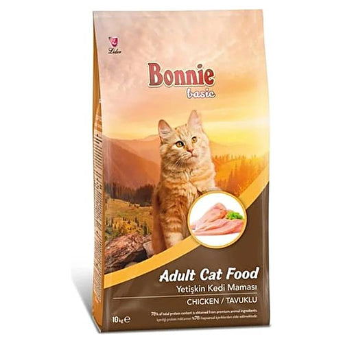 BONNIE Adult Cat with Chicken-Суха храна за котки с вкус на пилешко 10кг