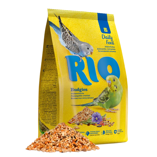 RIO Daily feed for budgies - Пълноценна ежедневна храна за вълнисти папагали 500 гр