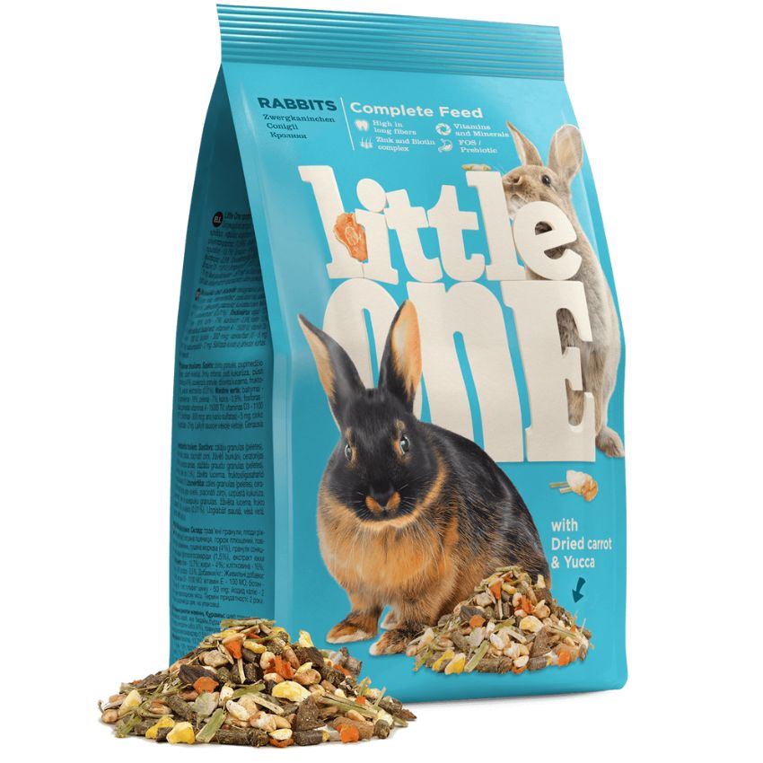 Little One feed for Adult Rabbits - Пълноценна храна за зайци 900 гр