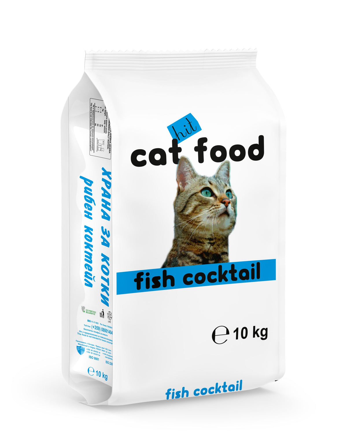 Hit Fish cocktail - Хит храна за котки от рибен коктейл 10 кг