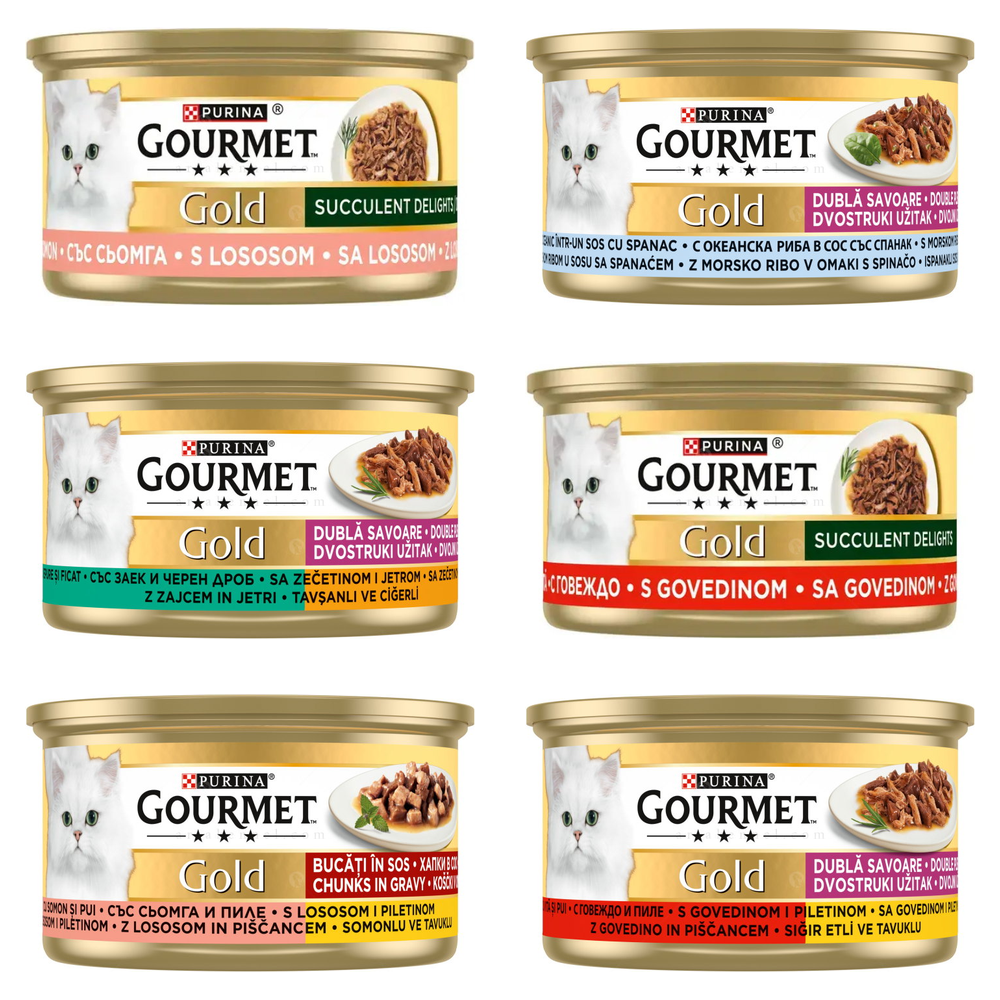 GOURMET Gold хапки в сос 85 гр