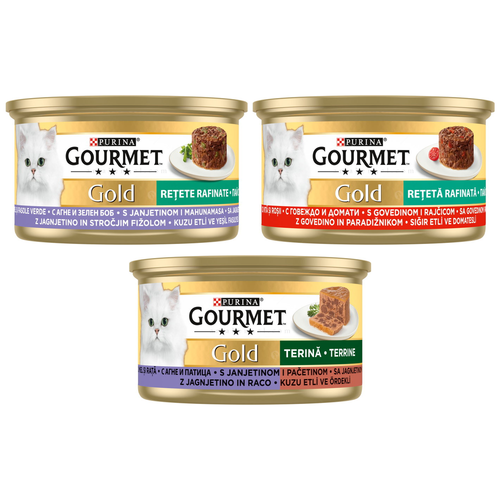 GOURMET Gold хапки в пастет 85 гр