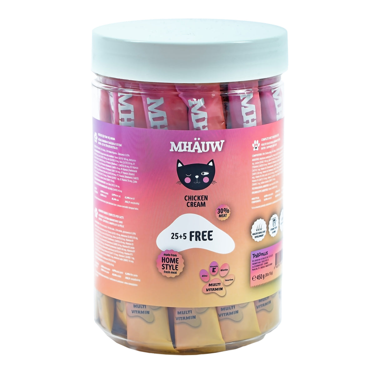 Mhauw-Кремчета за котки Мултивитамини 30 броя