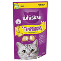 WHISKAS Temptations - Хрупкави хапки с вкус на пилешко месо и сирене 60 гр
