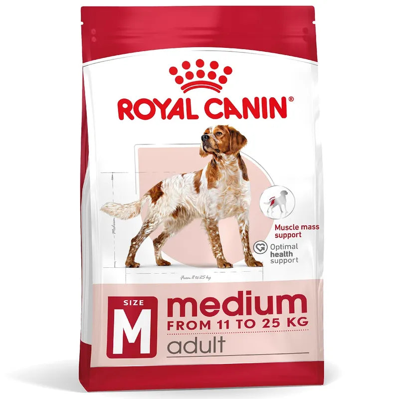 Royal Canin Medium Adult - Пълноценна храна за израснали кучета от средноголеми породи 12 кг