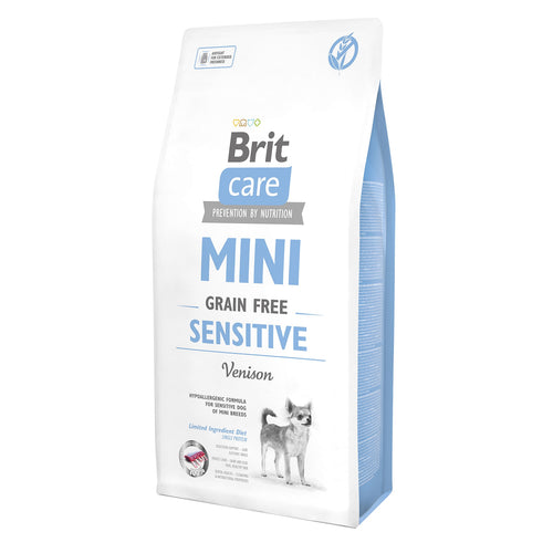 Brit Care Adult Small Breeds Sensitive with Venison - Пълноценна храна за чувствителни кучета от дребни породи с еленско 7 кг