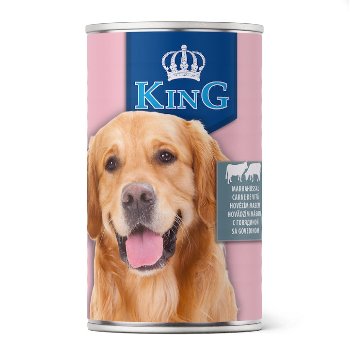 King Dog with Beef - Хапки в сос с говеждо 1 240 гр