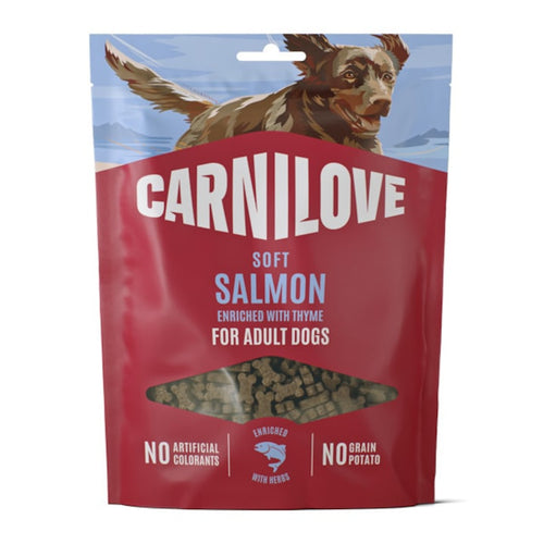 Carnilove Soft Snacks with Salmon&Thyme - Лакомство за кучета от дребни породи със сьомга и мащерка 200 гр