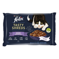 FELIX Tasty Shreds Mix - Паучове за котки Микс в сос  4x80 гр